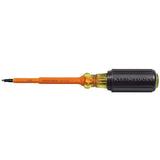 Klein Tools 6614INS Insulated Screwdriver, #1 Square Tip with 4Inch Shank