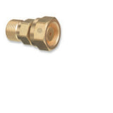 Western Enterprises 319 Brass Cylinder Adaptors,CGA520 B Tank Acetylene to CGA300 Commercial Acetylene