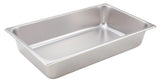 Winco 4Inch Pan, Full, Stainless Steel
