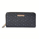 Tommy Hilfiger Karoline Women Zip Around Wallet Black, No. Of Card Slot : 8