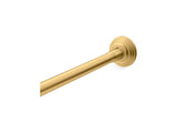 KOHLER K-9349-2MB EXPANSE CURVED SHOWER ROD - TRADITIONAL, Vibrant Brushed Moderne Brass