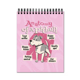 Tinywalk Bull Dog K Nakhre Spiral Wiro Unruled Blank Pages Notebook Diary Journal Drawing Book SizeA4(11X8 Inches) (Bull Dog K