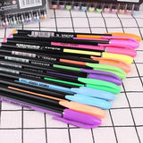 Eclet 24 Neon Pen Set, Multicolor Bright Gel Pens for Kids, School Notes, Drawing, Journaling, Art Craft, Writing Stationery and
