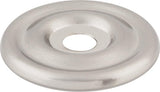 Top Knobs TK890BSN Top Knobs TK890 Devon 1-3/8 Inch Cabinet Knob Backplate, Brushed Satin Nickel