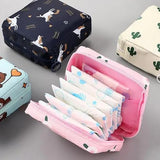 Kashival Sanitary Napkin Storage Pouch Set Of 2 | WaterResistant Period Pouch For Women & Girls | Zipper Pad Organizer For Sani