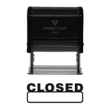 Basic Closed Self Inking Rubber Stamp (Red Ink) XLarge