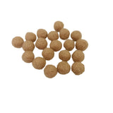 Zasy Needle Felt Balls Pure Wool Beads Dry Felted Balls 15mm Handmade DIY Crafts 20pcs (Light Brown)