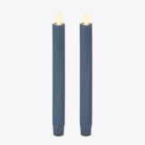 Luminara - Flameless Battery Operated Taper Candle - Spring Lake - Pack of 2-1x9.75 - LED Flickering Flame - Realistic Safe for