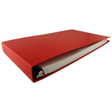 11x17 11/2 AngleD Ring, Red Poly Binder (516660)