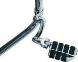Kuryakyn 4574 Motorcycle Foot Controls: Longhorn Offset Dually Highway Pegs with Magnum Quick Clamps for 1-1/2 Engine Guards/Tub