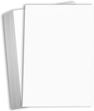 Hamilco White Cardstock Thick 11x17 Paper Heavy Weight 80 lb Cover Card Stock 25 Pack