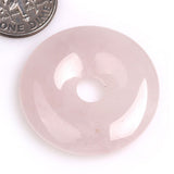 GEM-Inside Rock Quartz Gemstone Loose Beads Genuine Natural Doubt Pink Ring Crystal Energy Stone Power for Earring Pendant Jewel