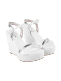 Shoetopia Classy White Wedges For Women & Girls /Eu39,White,6,B0F7M2Q2CZ