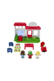 Fisher-Price Little People Toddler Playset We Deliver Pizza Place Toy Restaurant With Figures & Accessories For Ages 1+ Years