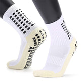 Vaisag House Athletic Crew Socks For Men, Performance Sports Socks With AntiSlip Grip, Cushioned Running And Training Socks
