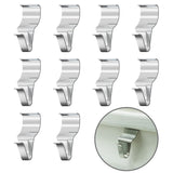 EQUIJUANCE Stainless Steel Siding Hangers, Set of 10, Heavy Duty, Rust-Resistant, Low Profile, Hold Up to 12Lbs, No Drill Siding