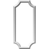 Ekena Millwork PNL12X28AS-02 12W x 28H x 1/2P Ashford Molded Scalloped Wainscot Wall Panel
