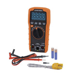 Klein Tools MM420 Digital Multimeter, AutoRanging TRMS Multimeter, 600V AC/DC Voltage, 10A AC/DC Current, 50 MOhms Resistance