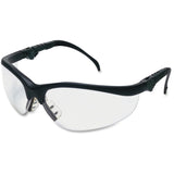 MCR SAFETY KD310 Klondike Plus Safety Glasses, Black Frame, Clear Lens