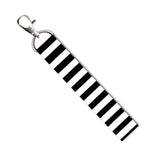 Isee 360 Black And White Lanyard Tag With Swivel Lobster For Gift Luggage Bags Backpack Laptop Bags L X H 5 X 0.8 Inch