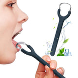 Hannea Tongue Cleaner For Adults Kids Stainless Steel Tongue Scraper With AntiSlip Handle Design Oral Odor Remover Tongue Clean