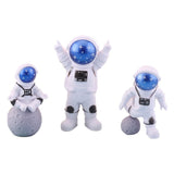 3Pcs Astronaut Figurines Cake Topper Outer Space Cake Decoration Spaceman Model Display Miniature Astronaut Action Figure Statue