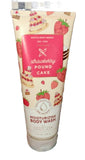 Bath and Body Works Shea Butter and Cocoa Butter Moisturizing Body Wash 10 oz (Strawberry Pound Cake)
