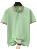 Toplot Men Regular Fit Polo || T Shirt For Men (Matte-Polo-5243-Pista-S),Pista,,B0DY7RGRHR