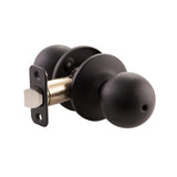 Design House Ball Privacy Door Knob in Matte Black
