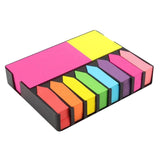 R H lifestyle Sticky Notes Set Memo Pad with 8 Sticky Tabs, Bright Neon Colors Sticky Notes Pad (200 Sheets Each) for Office Sta