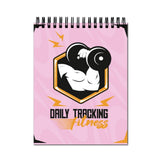 Plan To Gift Daily Tracking Gym Fitness Spiral Wiro Diary Notebook Journal Drawing Book Blank Unruled Pages Potrait A4 (Size 8