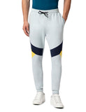 Fyltr Men'S Colourblock Joggers With Elasticated Waist And Contrast Drawstrings,Crystal Clear,Crystal Clear,28