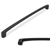 POVEFONK 10 Pack 15 inch Matte Black Kitchen Cabinet Handles Cabinet Pulls Black Drawer Pulls Kitchen Cabinet Hardware Handles D