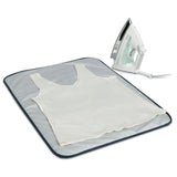 Household Essentials 129 Portable Ironing Blanket MatHeat ResistantGrey, 1Pack