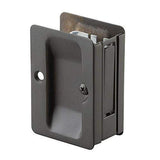 Richelieu Hardware 1700ORBPSBC Onward Pocket Door Pull, Passage Lock, 3 1/4 in (82 mm), Rectangular, OilRubbed Bronze