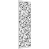 9 3/8W x 24 3/8H x 3/8T Ortonville Decorative Fretwork Wall Panels in Architectural Grade PVC