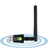 USB WiFi Adapter 600Mbps, Driver Free Wireless Network Adapters for Desktop Computer/Notebook PC, Dual Band 2.4GHz/5GHz WiFi Don