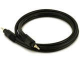 Stereo M To Stereo M Cable 3Ft Black