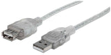 Manhattan USB2.0 Cable AMAF Trans 15Feet/4.5m (340502)