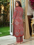 Anni Designer Women'S Rayon Viscose Straight Printed Kurta With Pant (Kadai Red-Vks02_S_Red_Small),Red,S,Rayon,Regular,