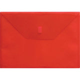 Lion DesignRLine Poly Envelope, 93/8 x 13 Inches, Transparent Red, 1 Envelope (22080RD)