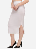 Wedani Womens Lycra Saree Shapewear Petticoat (Xl White),White,XL,Polyester,Solid,
