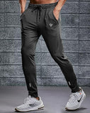 Eyebogler Mens Regular Fit Full Elastic Track Pant,Black-Grey-Cement GrApparel,30