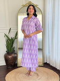 Gosriki Women'S Rayon Viscose Straight Printed Kurta With Pant (Demeter Onion-Vks03-Gs_Xl_Lavender_X-Large),Lavender,,B0F54BV7HQ