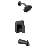 Moen UT2473EPBL Genta LX MCORE 2Series 1Handle Tub and Shower Trim Kit, Valve Required, Matte Black
