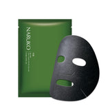 Naruko Tea Tree Shine Control and Blemishe Clear Charcoal Sheet Mask with Salicylic Acid, Witch Hazel, Saw palmetto, Tea Tree oi