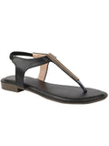 Shoetopia Girls Girls-Snd-200 Black Flat Sandal - 4 Uk (Girls-Snd-200-Black),Black,4,B0CQK67GLF