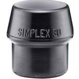Halder Simplex Replacement Insert, Medium-Hard Rubber, Odorless, Ultra Low-Wear, Black, 30mm, 1.18 in., 1.06 Oz.