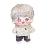niannyyhouse 20cm Plush Doll Boy Humanoid Stuffed Body no Attribute 8 Normal Body Wearable Clothing Dress Up Gifts (a-46-with Sk