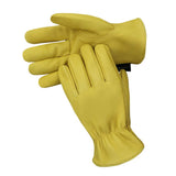 OLSON DEEPAK Sheepskin Gloves Leather gloves Handing workshop Gloves Driving/Riding/Gardening/Farm - Extremely Soft and Sweat-ab